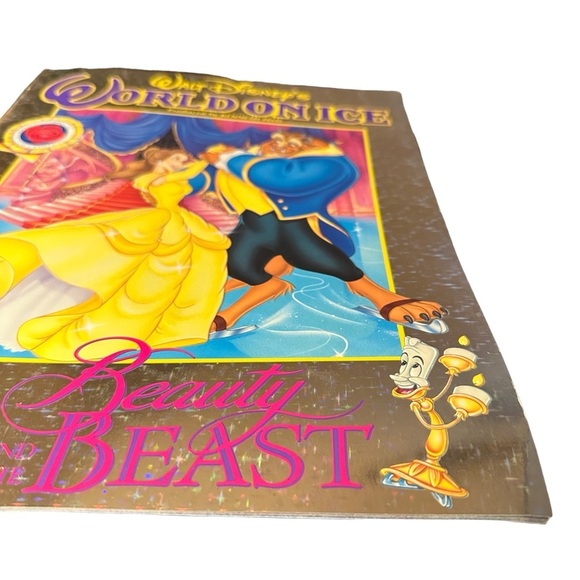 Vtg 1993 Walt Disney Beauty & the Beast on Ice Program Collector's Edition VGC - Picture 4 of 8